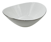 Lve Bol Opal Oval Margini Argintii 25cm Lcw100-s 2-23 3/bax